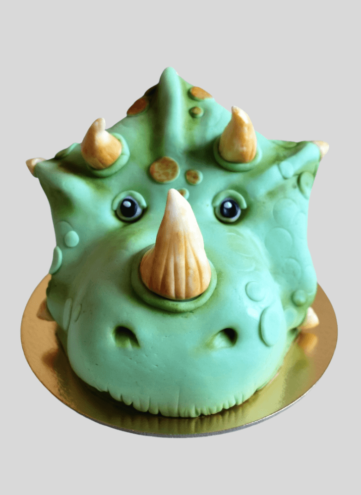 Enthralling Triceratops Cake