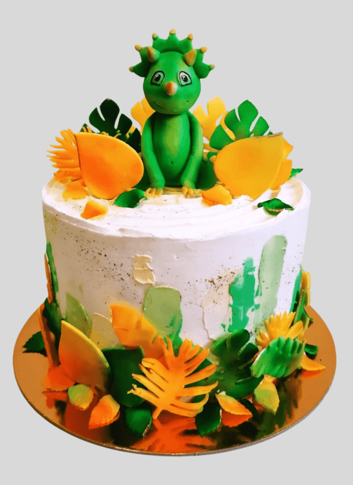 Enticing Triceratops Cake