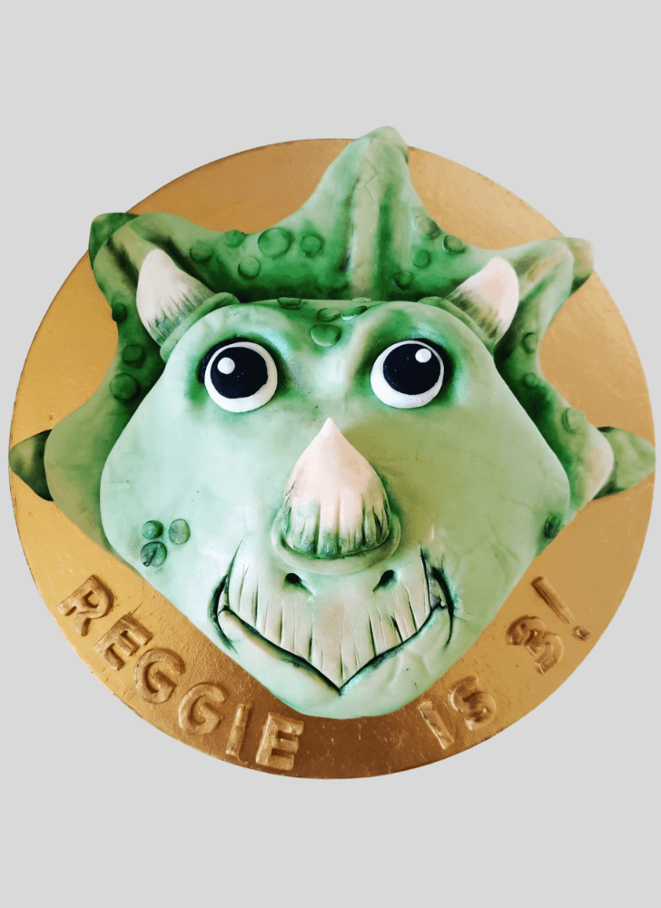 Handsome Triceratops Cake
