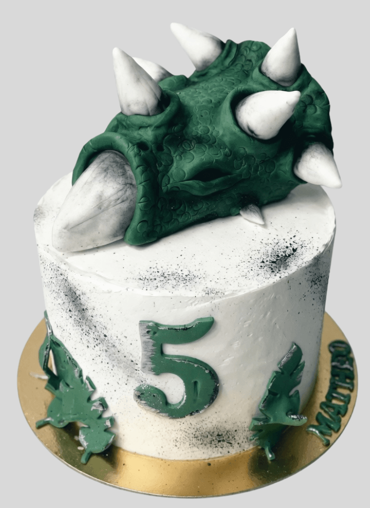 Ideal Triceratops Cake
