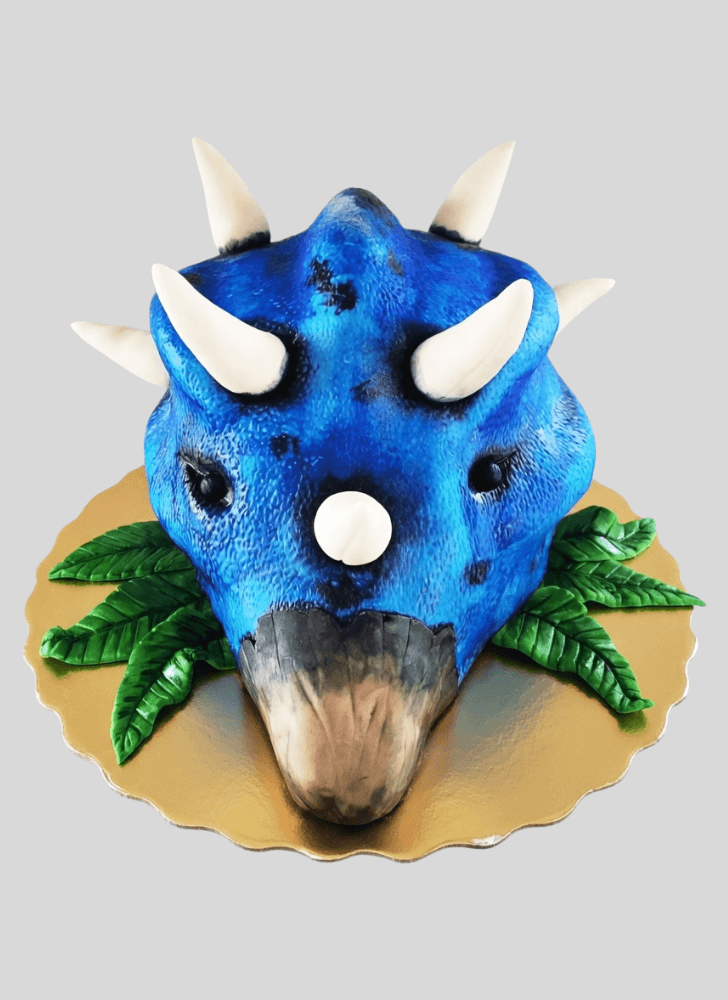Marvelous Triceratops Cake