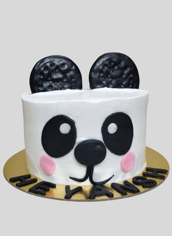 Admirable Baby Panda Cake Design