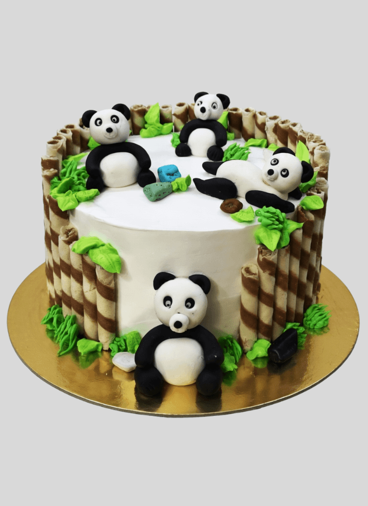 Captivating Baby Panda Cake
