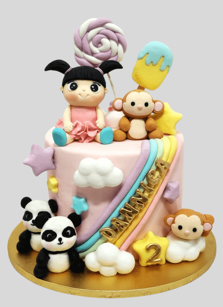 Comely Baby Panda Cake