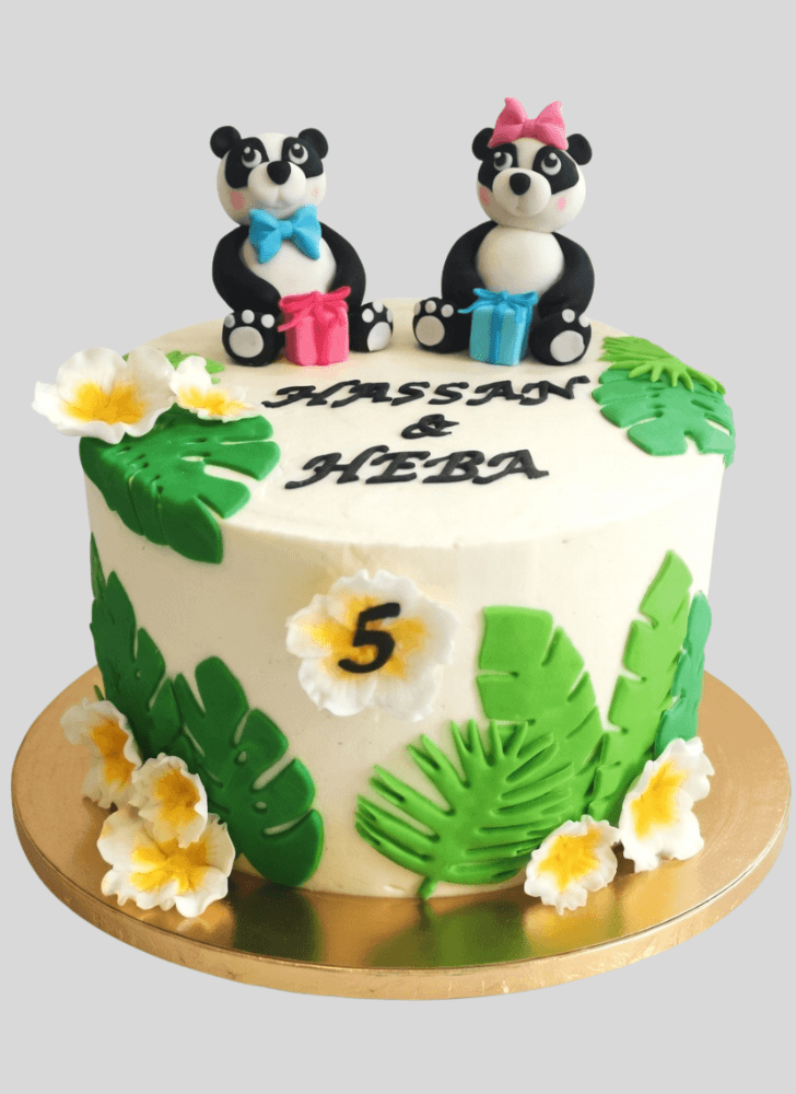 Cute Baby Panda Cake