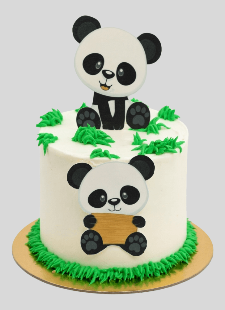 Elegant Baby Panda Cake