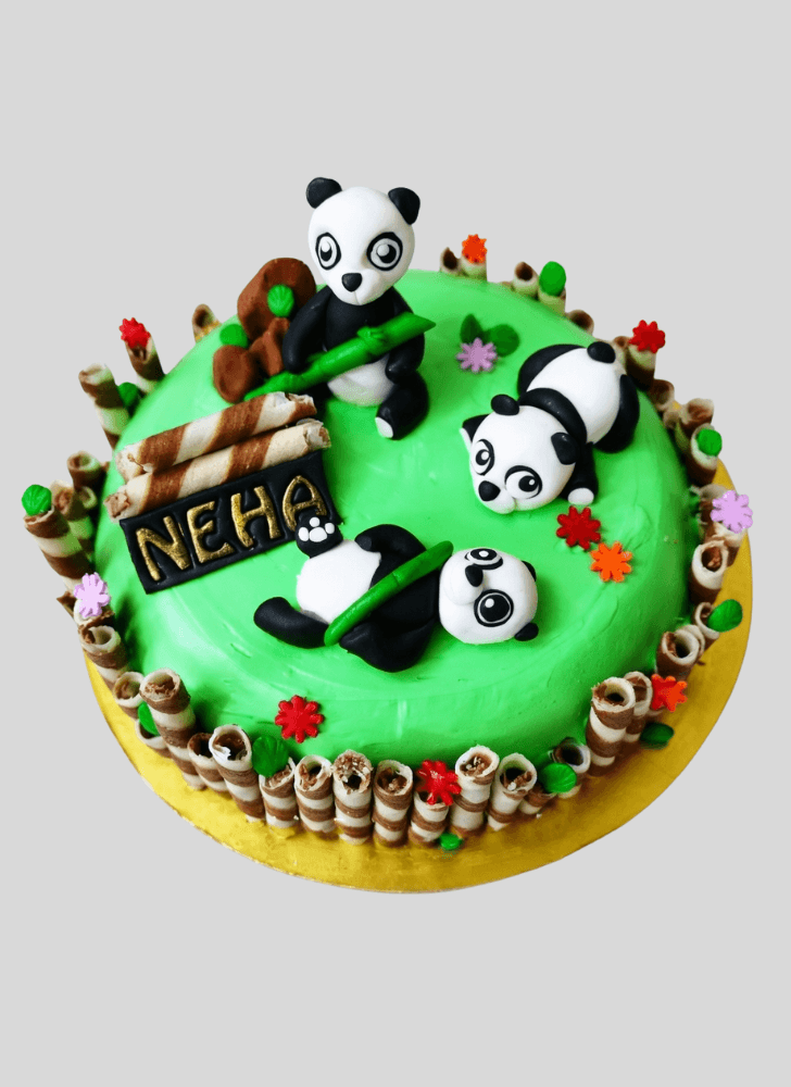 Exquisite Baby Panda Cake