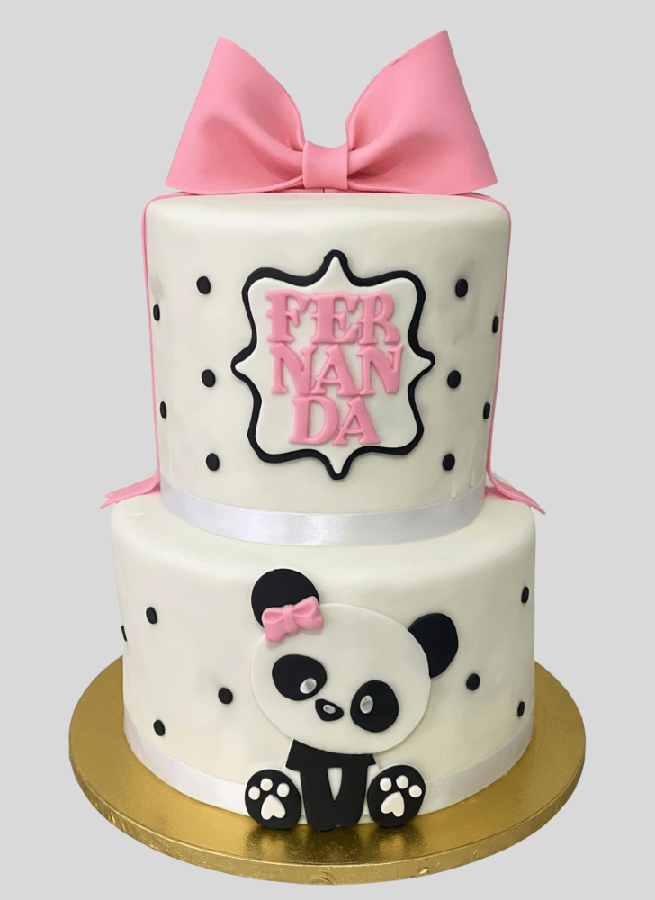 Fascinating Baby Panda Cake