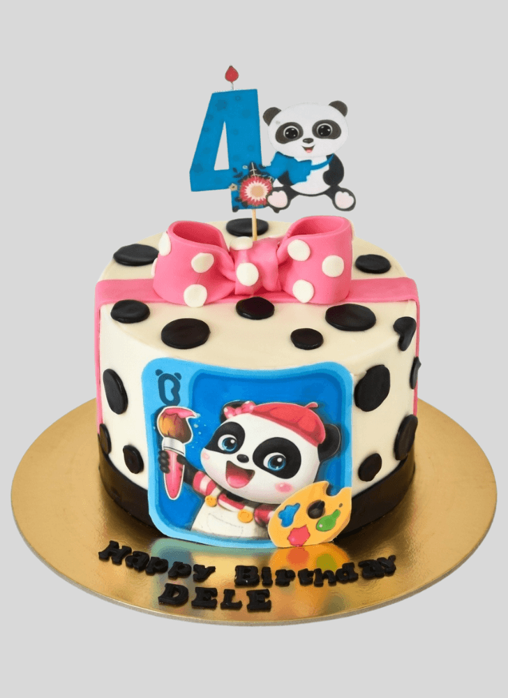 Gorgeous Baby Panda Cake
