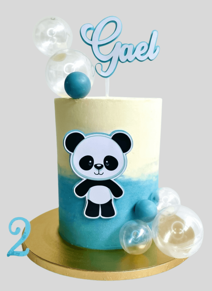Inviting Baby Panda Cake