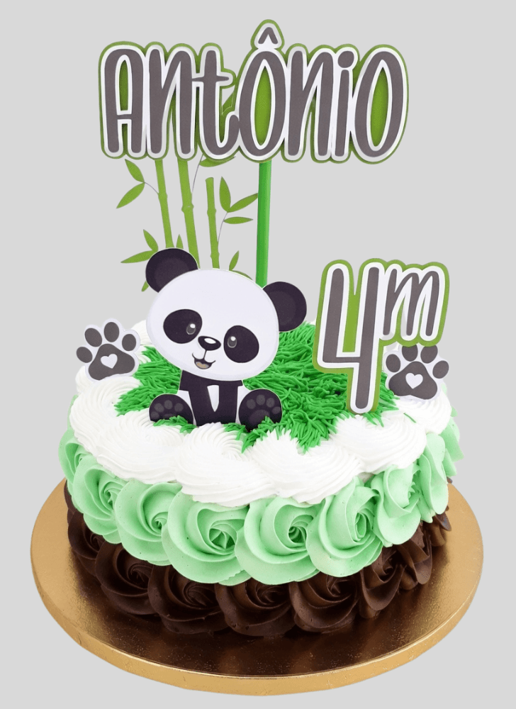Mesmeric Baby Panda Cake