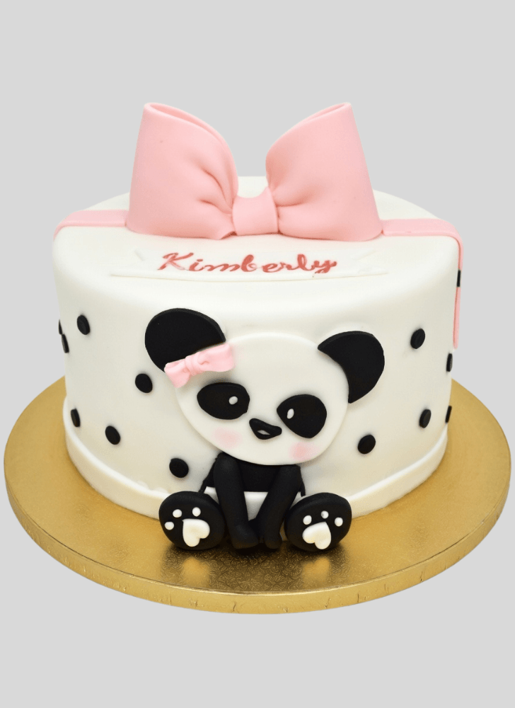 Pretty Baby Panda Cake