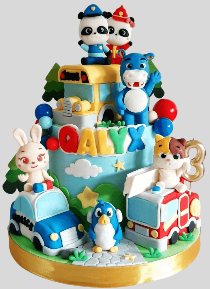 Resplendent Baby Panda Cake