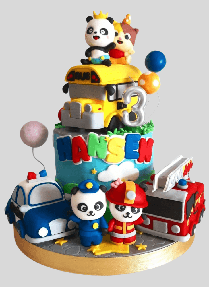 Superb Baby Panda Cake