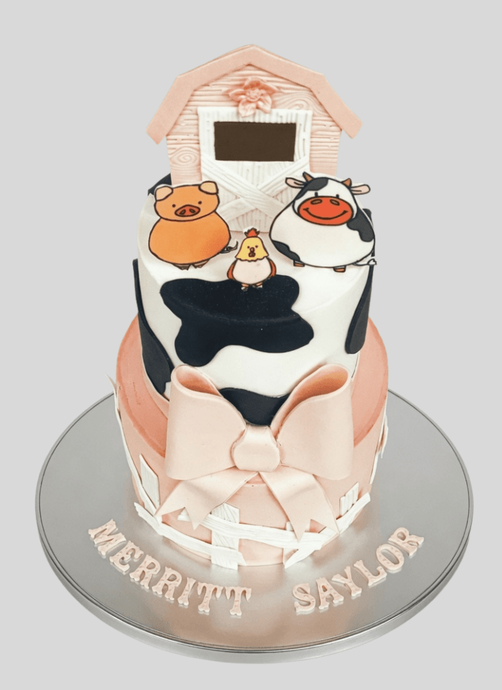 Admirable Farm Cake Design