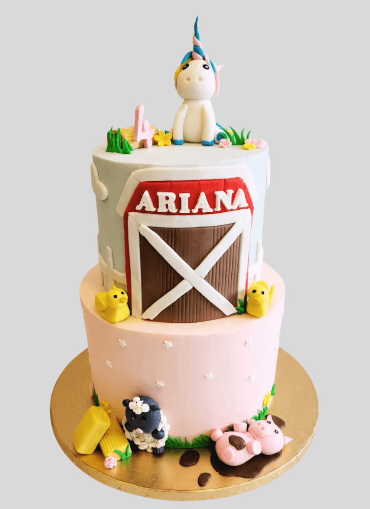 Charming Farm Cake