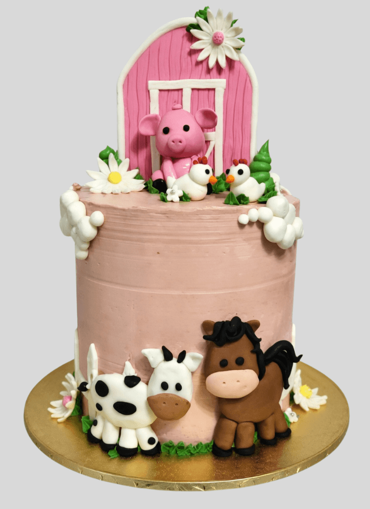 Dazzling Farm Cake