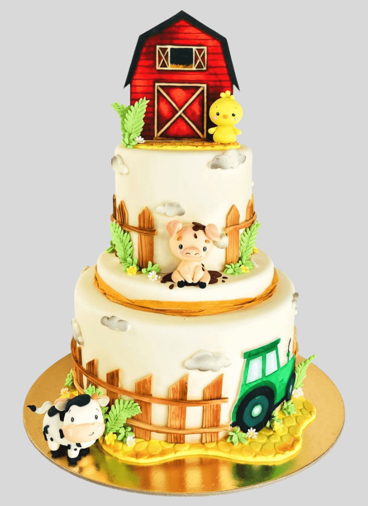 Fascinating Farm Cake
