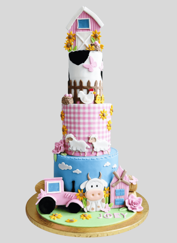 Radiant Farm Cake