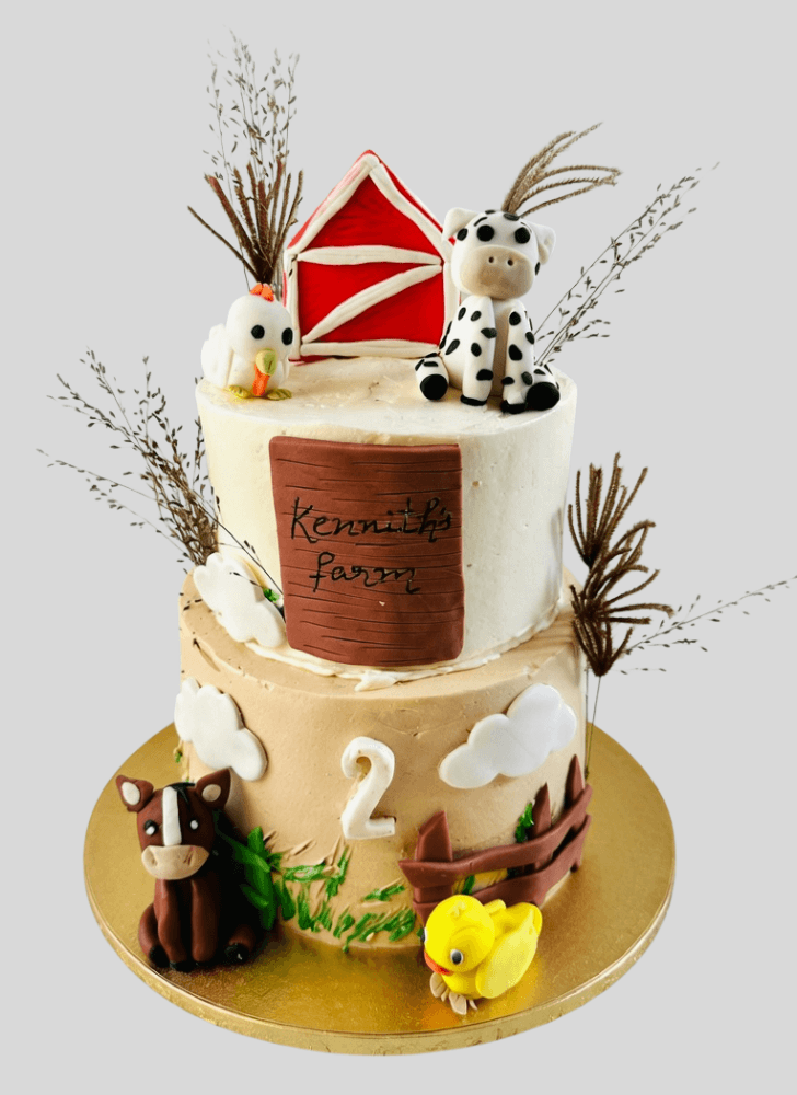 Ravishing Farm Cake
