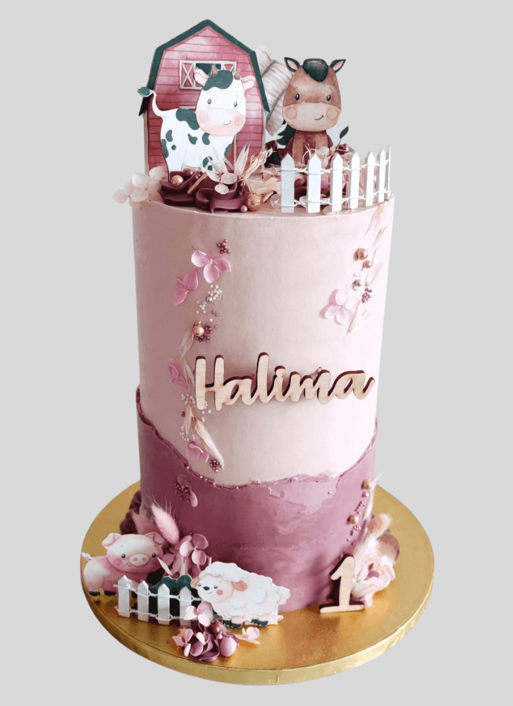 Stunning Farm Cake