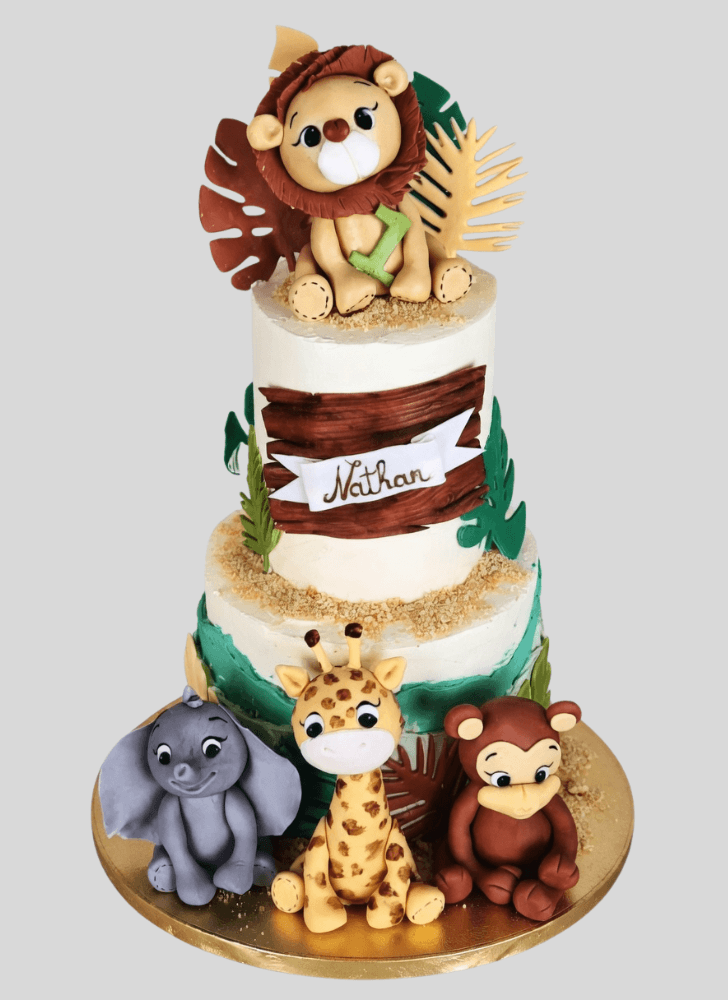 Adorable Jungle Cake