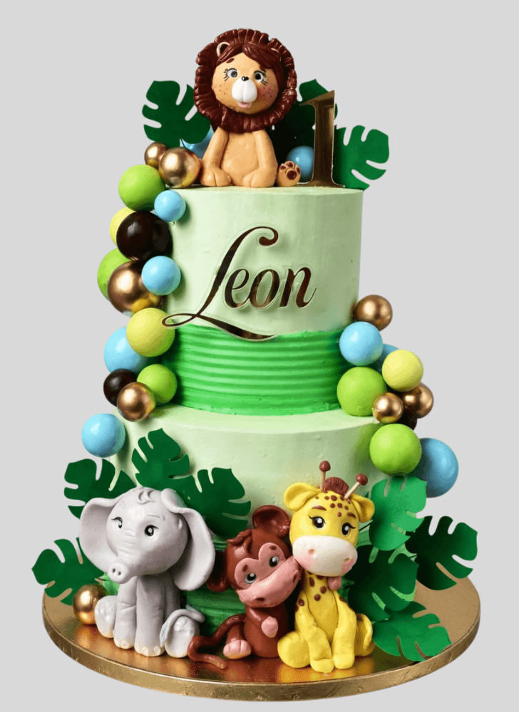 Cute Jungle Cake