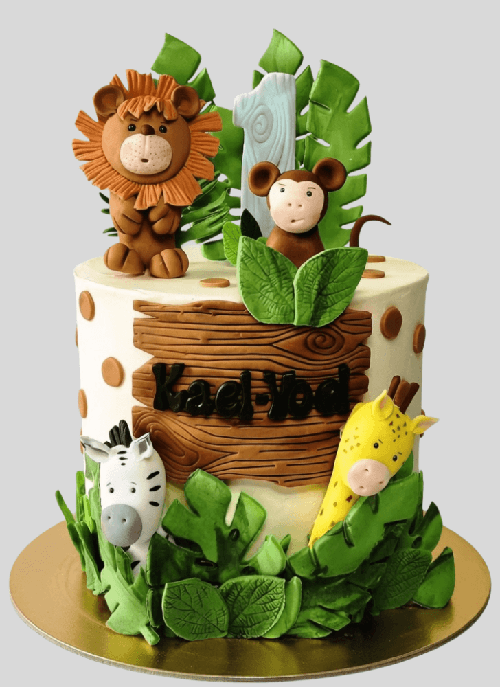 Dazzling Jungle Cake