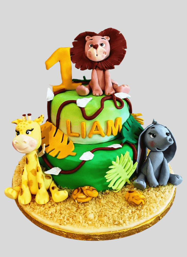 Delicate Jungle Cake