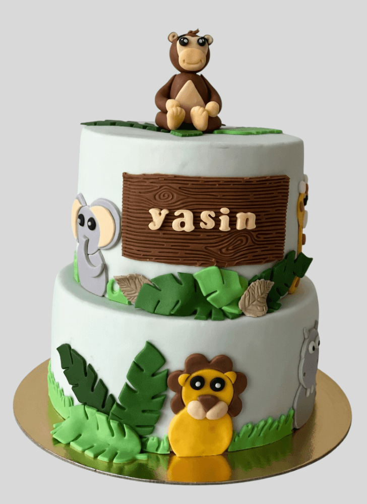 Shapely Jungle Cake