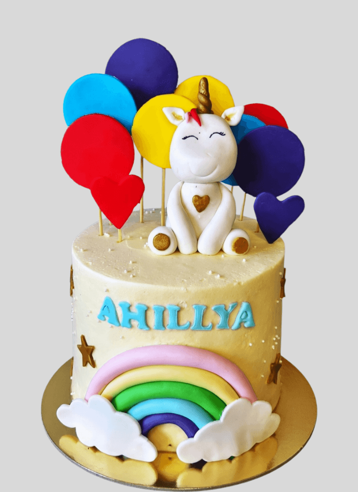 Admirable Magical Unicorn Cake Design
