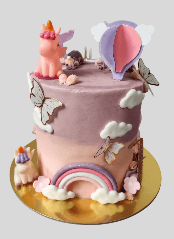 Alluring Magical Unicorn Cake