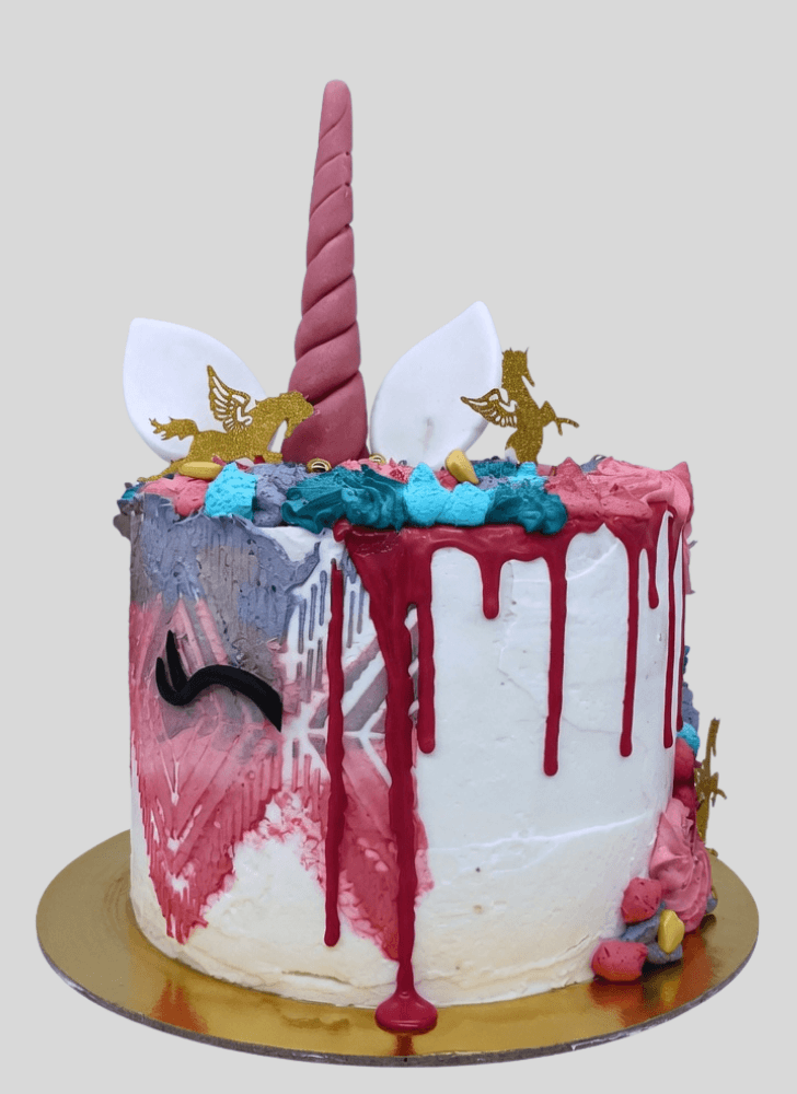 Beauteous Magical Unicorn Cake