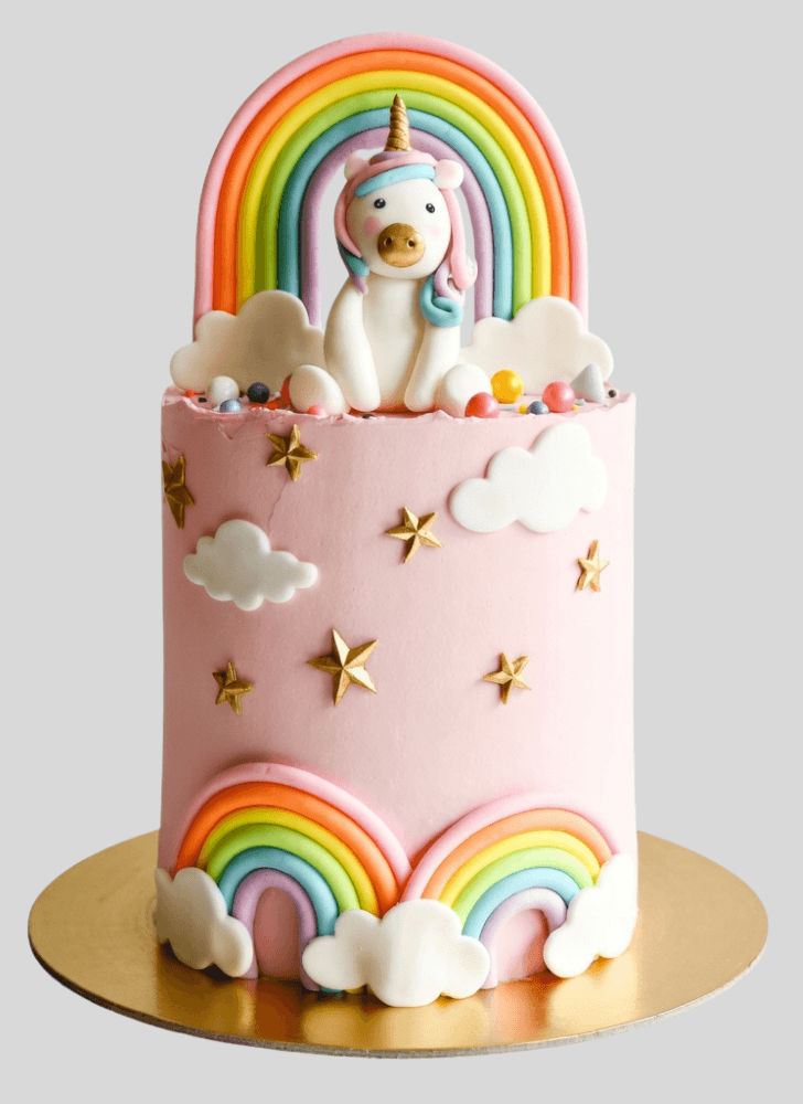 Charming Magical Unicorn Cake