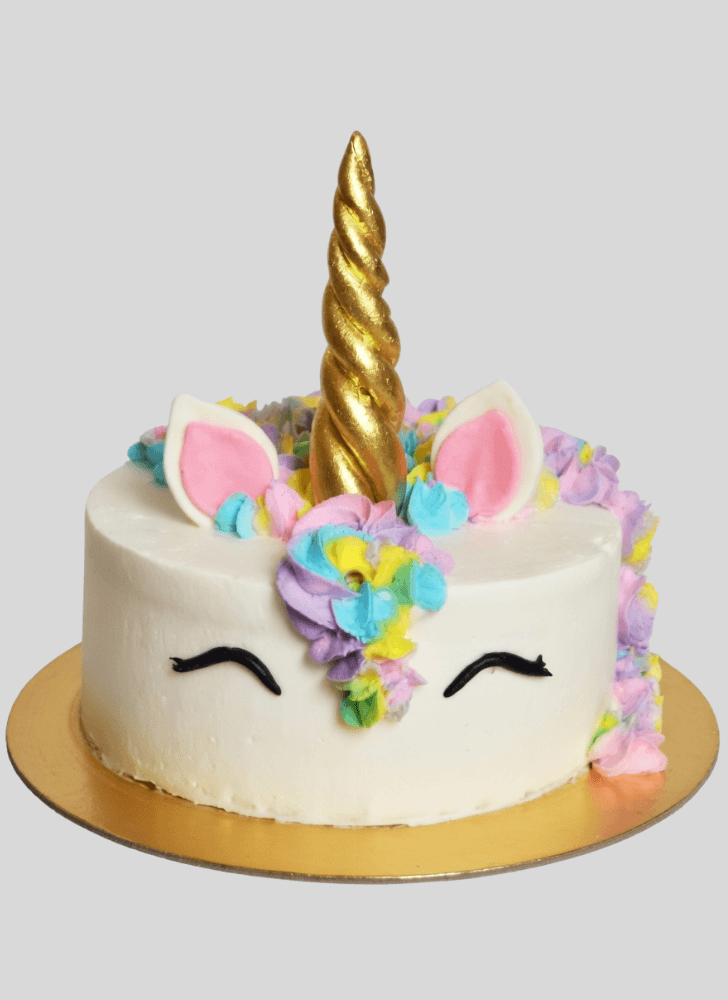 Cute Magical Unicorn Cake