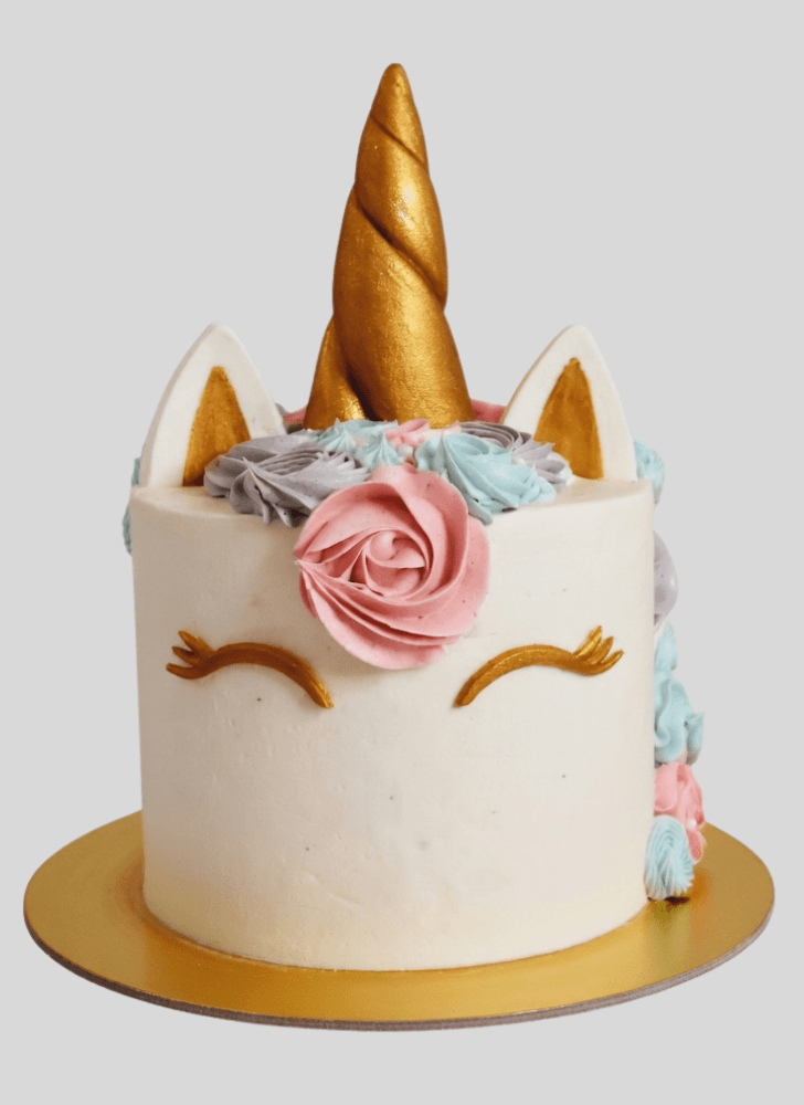 Delicate Magical Unicorn Cake