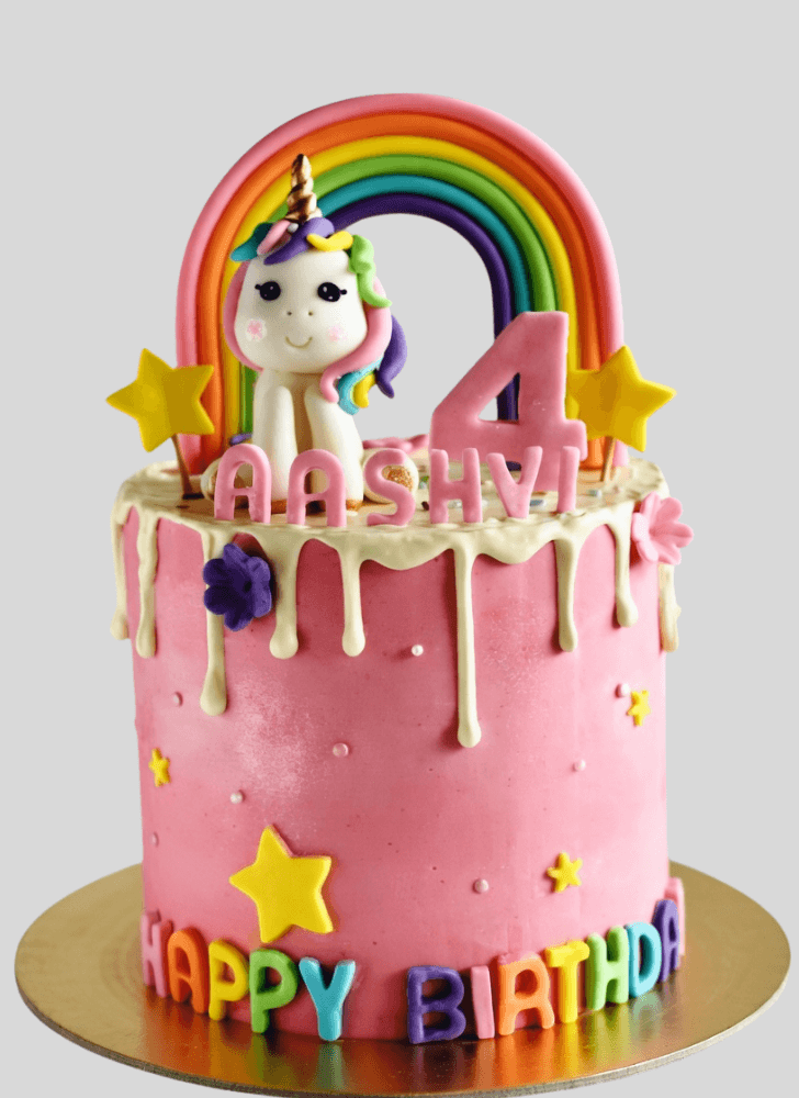 Elegant Magical Unicorn Cake