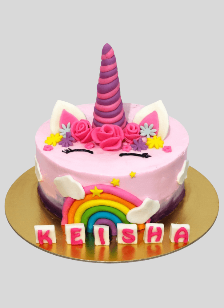 Enticing Magical Unicorn Cake
