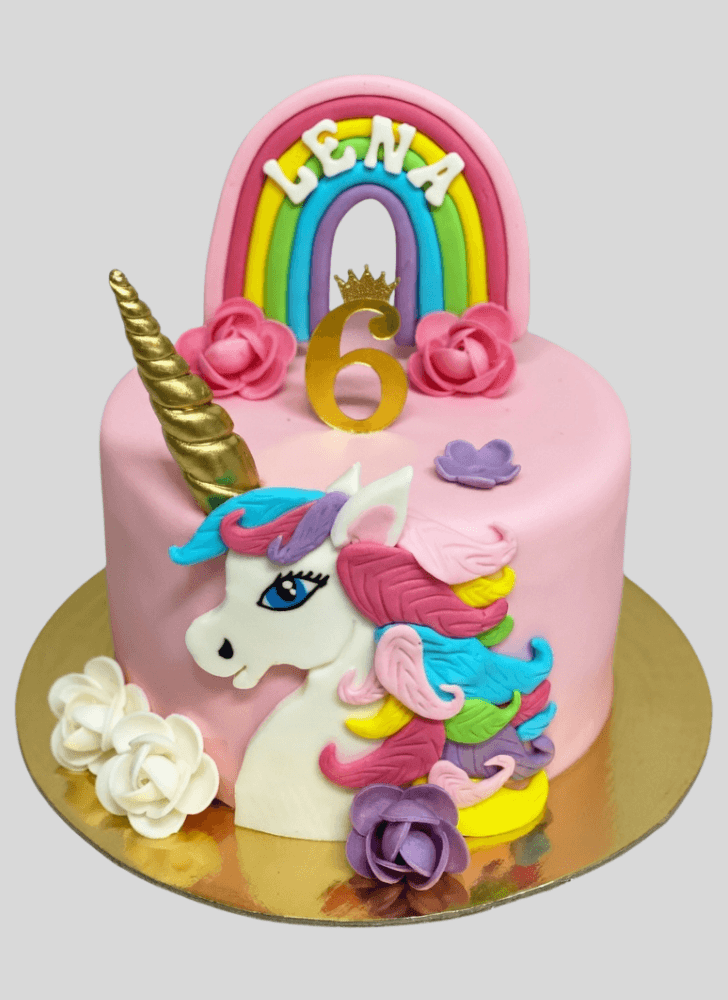 Gorgeous Magical Unicorn Cake