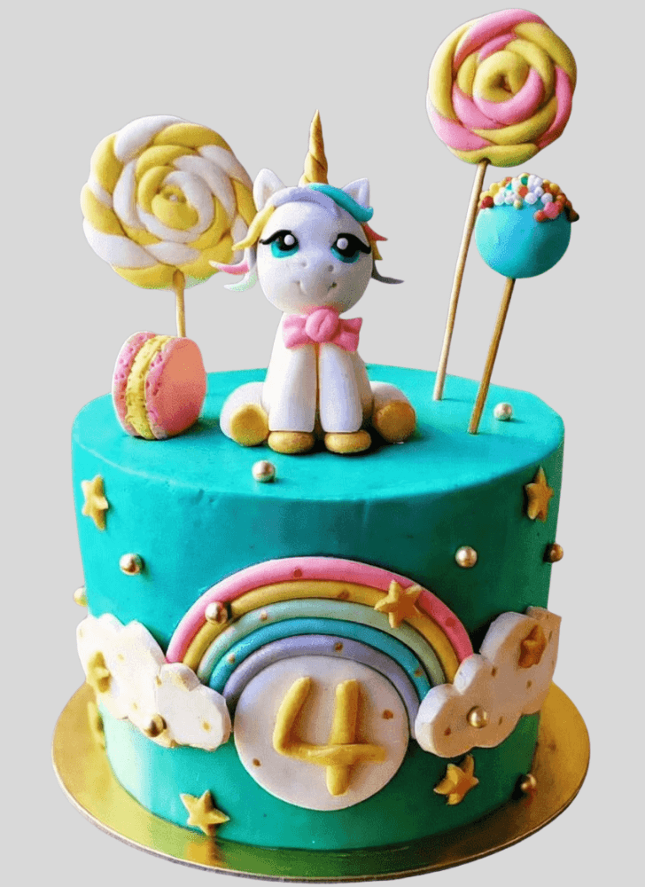 Graceful Magical Unicorn Cake