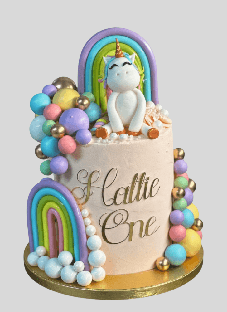 Lovely Magical Unicorn Cake Design