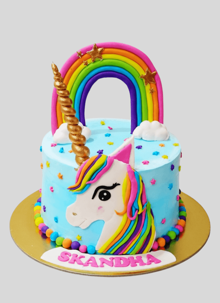 Mesmeric Magical Unicorn Cake