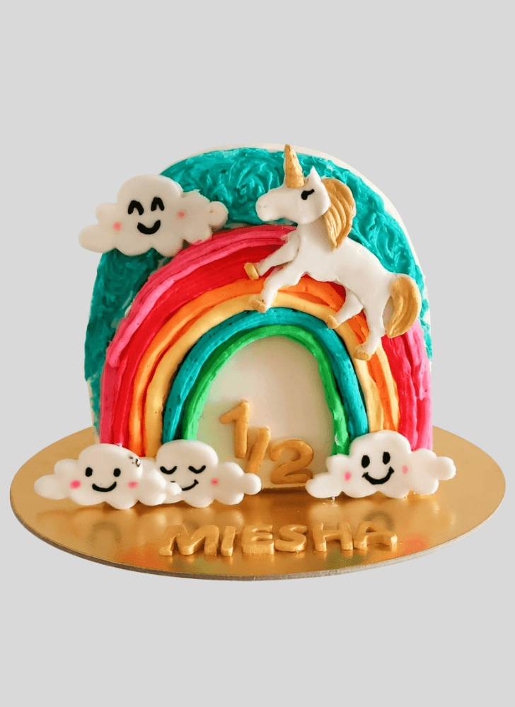 Slightly Magical Unicorn Cake