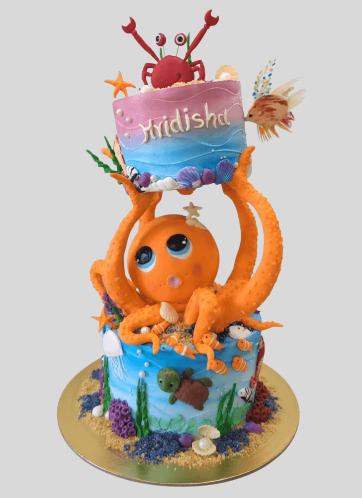 Adorable Octopus Cake