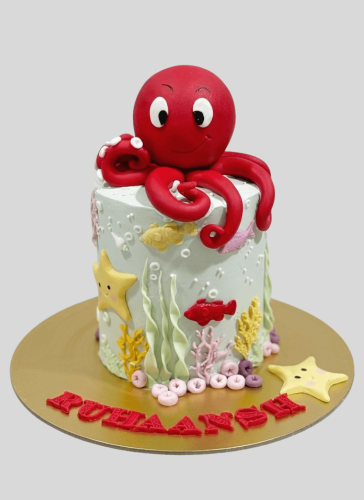 Alluring Octopus Cake