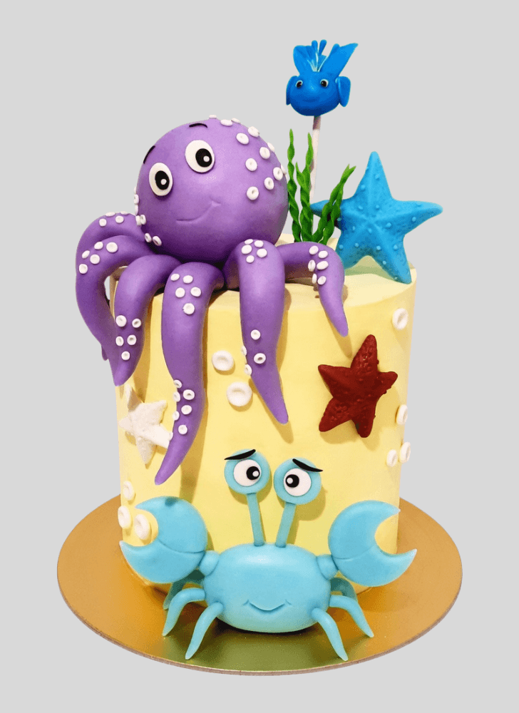 Angelic Octopus Cake