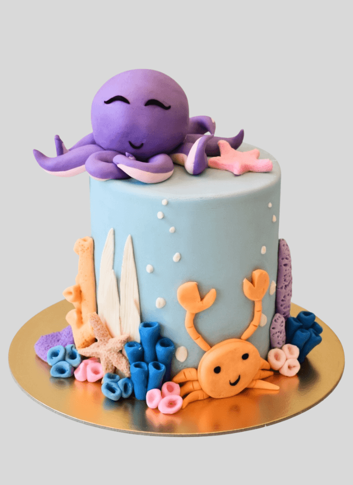 Comely Octopus Cake