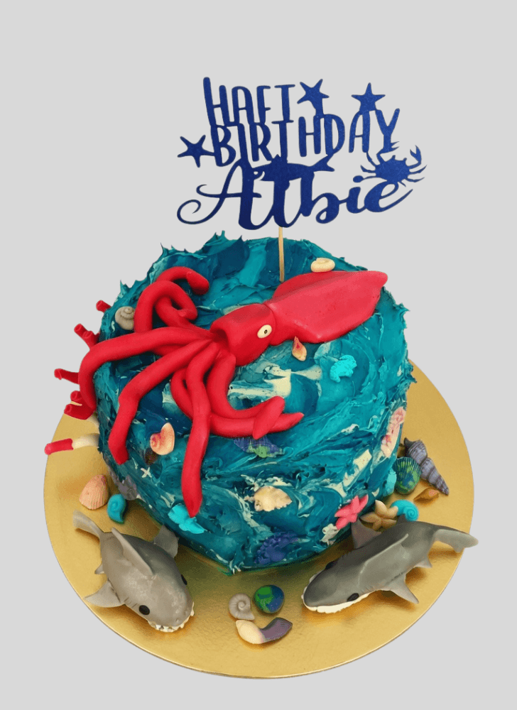 Elegant Octopus Cake