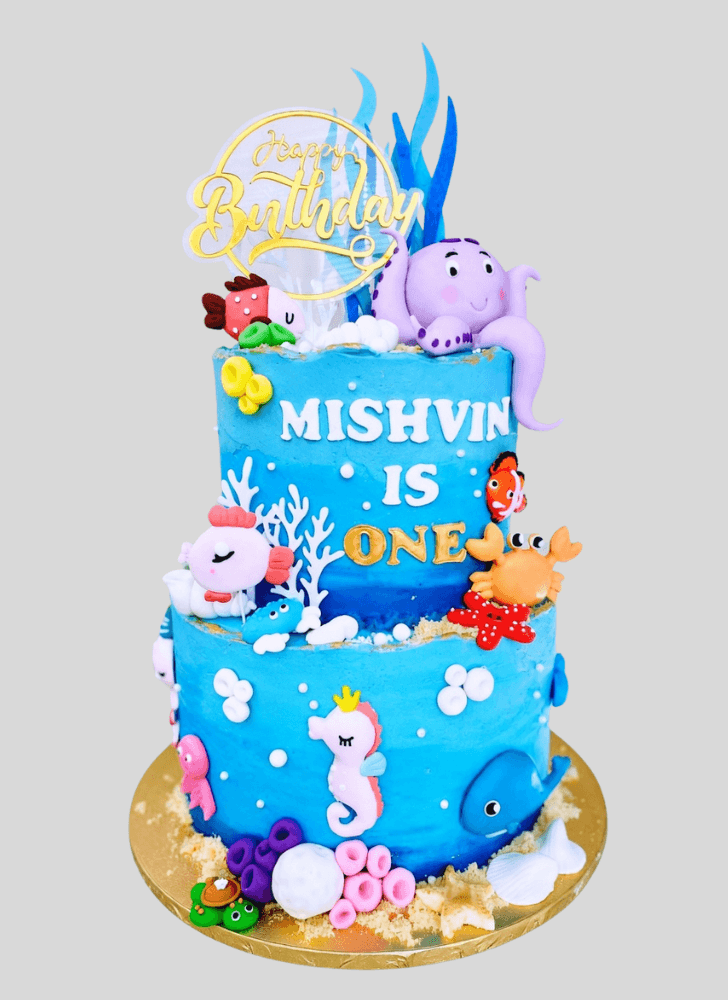 Enthralling Octopus Cake