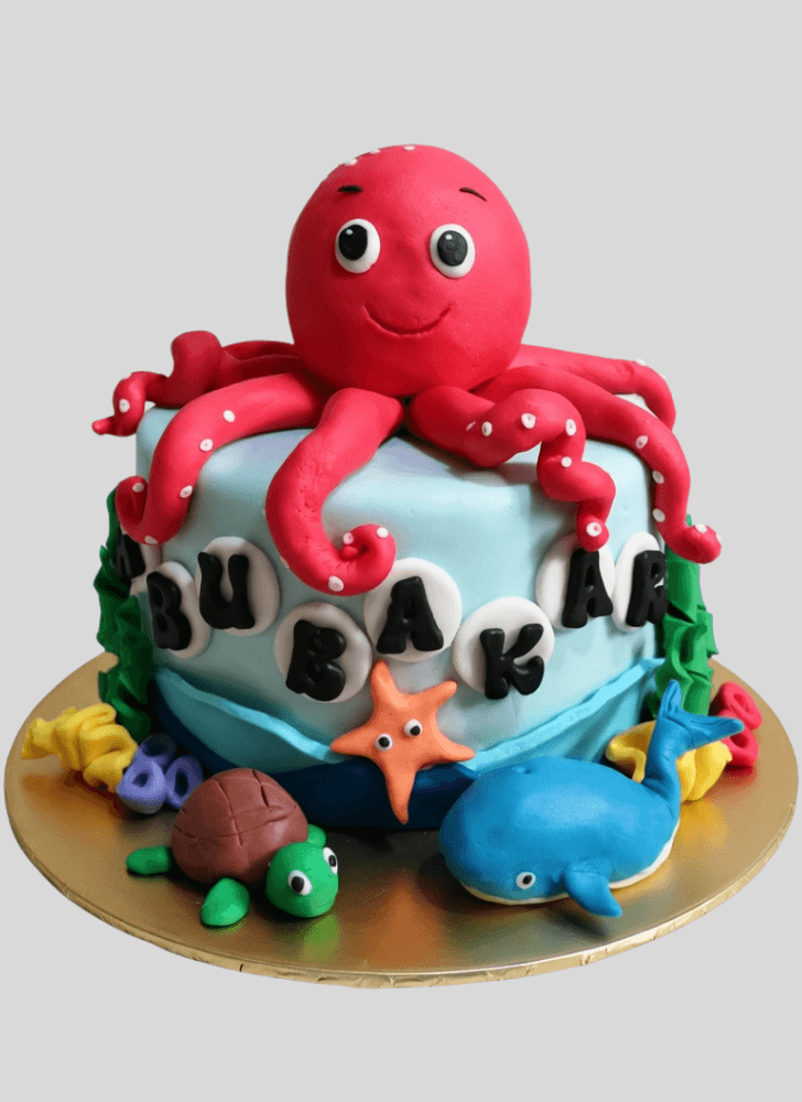 Enticing Octopus Cake